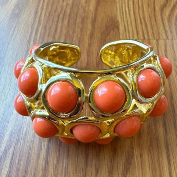 NEW Kenneth Lane Cuff Bracelet Chunky - Picture 1 of 6